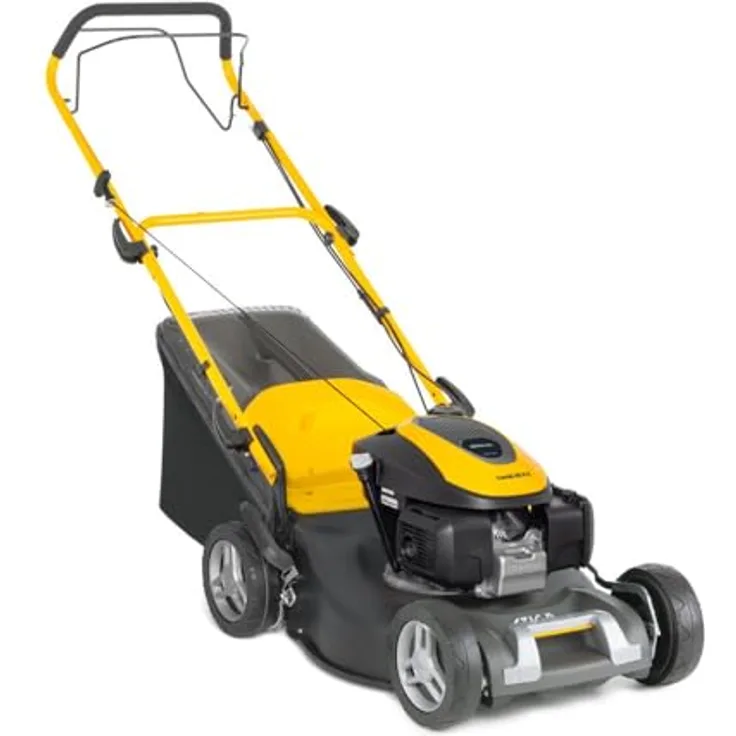 Stiga Combi 48 SH, Benzin-Rasenmäher mit Eigenantrieb, Honda GCVx 145 Motor, 46 cm Schnittbreite, für Flächen bis 1200 m²