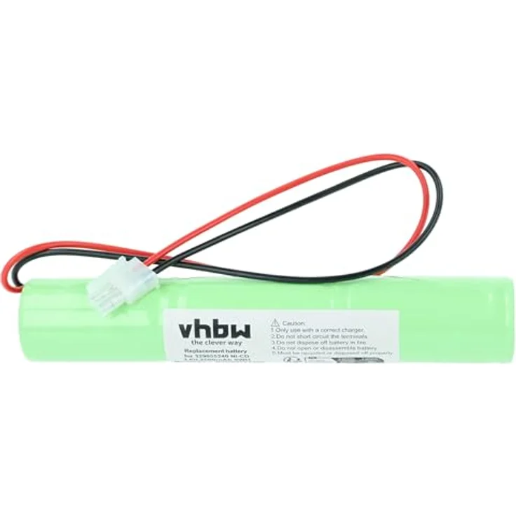 VHBW Akku Ersatz BAES 329055240, 2500mAh, 3,6V NiCd für Fluchtweg- und Notfallbeleuchtung – Bild 9