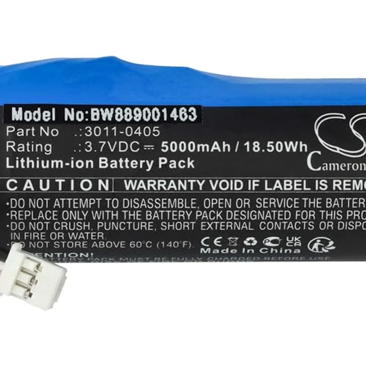 Vhbw Akku Ersatz für Minelab 3011-0405, 5000 mAh Li-Ion, 3,7 V für Metalldetektor – Bild 5