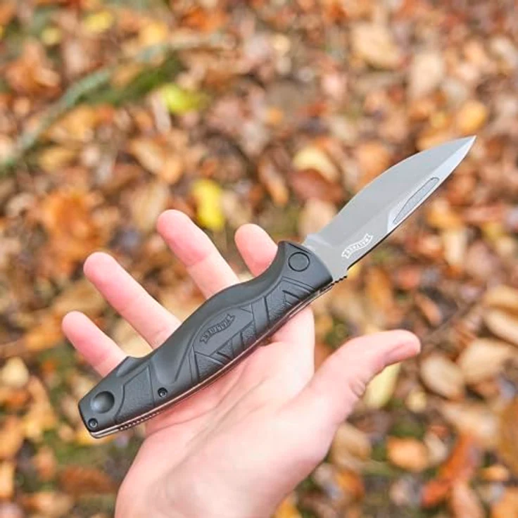 Walther Erwachsene Messer TFK, Schwarz-Silber, 24,5cm – Bild 7