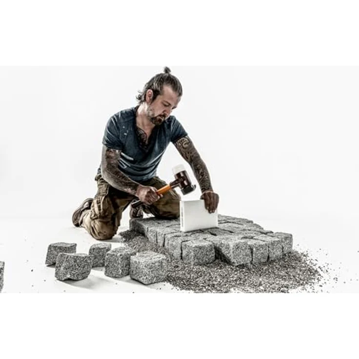 Halder Schonhammer SIMPLEX-Plusbox Starterkit, 80 mm Kopf, ergonomischer Holzstiel, Tempergussgehäuse, austauschbare Gummi- und Superplastik-Einsätze – Bild 17