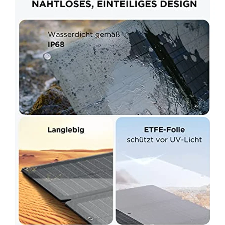 EcoFlow RIVER 2 MAX, Tragbare Powerstation mit 512Wh und 160W faltbarem Solarpanel, 1000W Leistung, ultraleicht 6kg – Bild 7