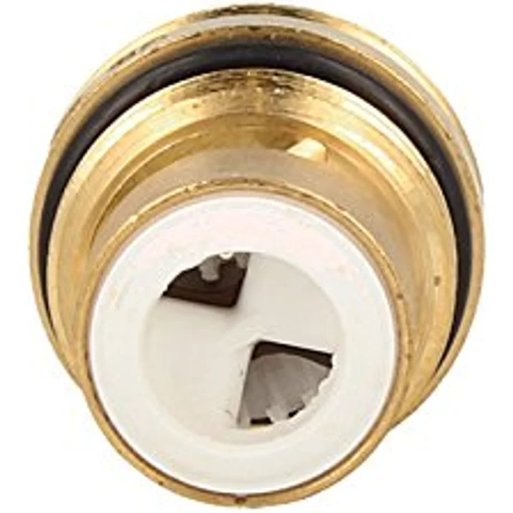 Kludi 7505500-00 Keramik-Oberteil G 1/2 mit keramischen Scheiben links, Duschinstallation, 90° linksschließend – Bild 3