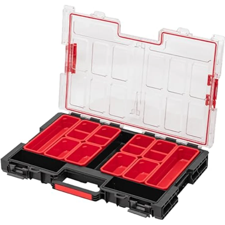QBRICK System Werkzeugkoffer Qbrick System ONE Organizer L 2.0 stapelbar 531 x 379 x 77 mm 6 l, schwarz - Preisvergleich – Bild 2