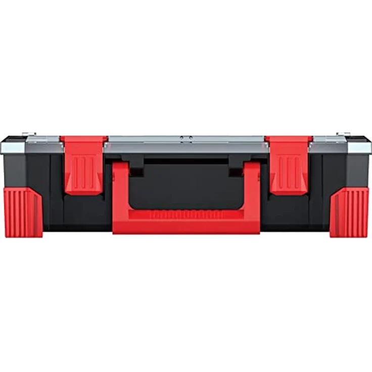 Kistenberg Werkzeugkoffer Organizer Heavy Titan, robuste Polymermischung, ergonomischer Griff, bewegliche Trennwände, schwarz – Bild 5