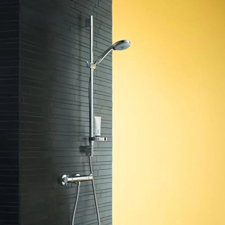 hansgrohe Croma 100 Thermostatset, 0,90m, 3 Strahlarten, Chrom – Bild 2