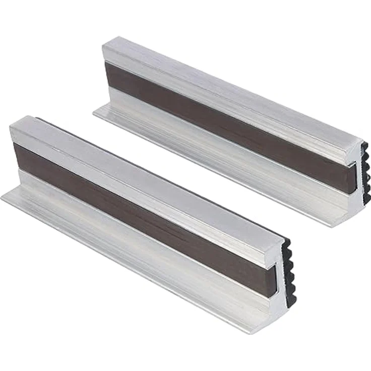 BGS 3044 | Schraubstock-Schutzbacken | 2-tlg. | Aluminium | Breite 125 mm | mit Magnet | Alu | Schonbacken – Bild 4