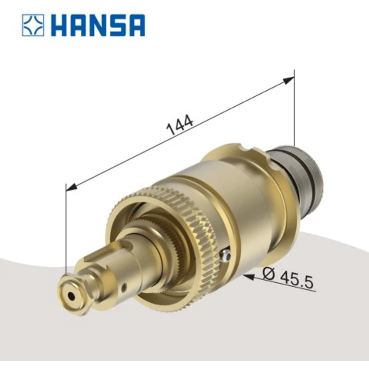 OTTO Hansa Thermostatkartusche 59904501, passend zu Hansamat/Hansavario 0808, Wachs-Dehnstoffelement mit Adapter und Schmutzfangsiebe
