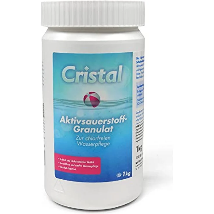 Cristal Poolpflege-SET Sauerstoff 4,1 kg - Wasserpflege Starter Set – Bild 6