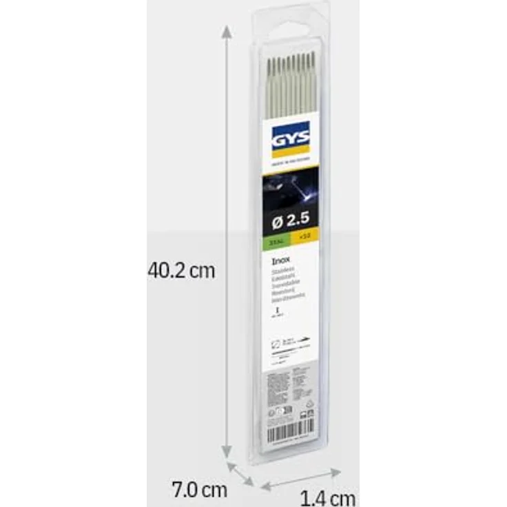 GYS Edelstahl Elektroden 316 L Stablelektroden, Blisterverpackung, 082335 – Bild 8