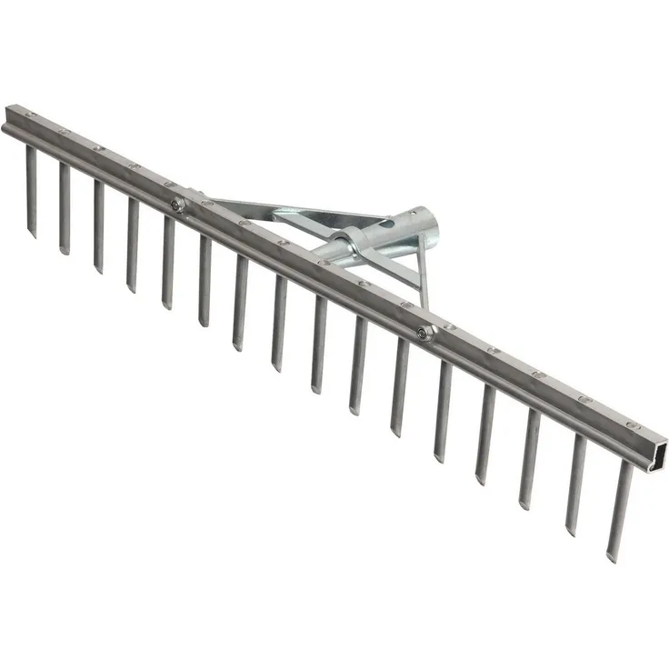 Floraworld Rechen, Aluminium-Heurechen comfort, 16 Zinken, ohne Stiel, 620 mm Arbeitsbreite - Preisvergleich