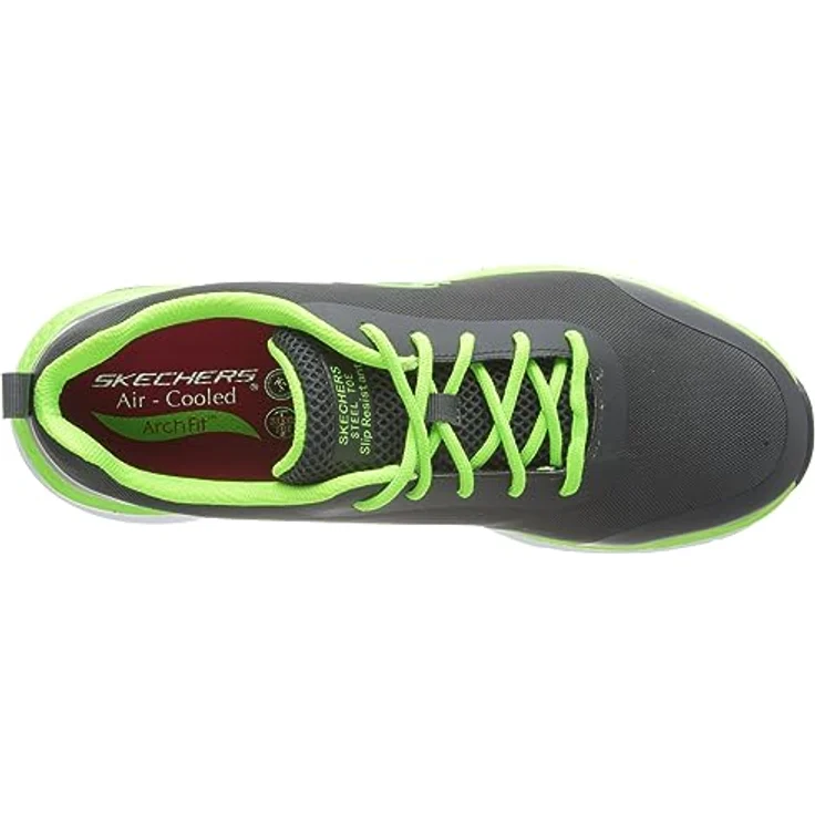 Skechers ARCH FIT SR-RINGSTAP Sicherheitsschuh S3 ESD, leicht und sportlich, durchtrittsicher, schwarz – Bild 3
