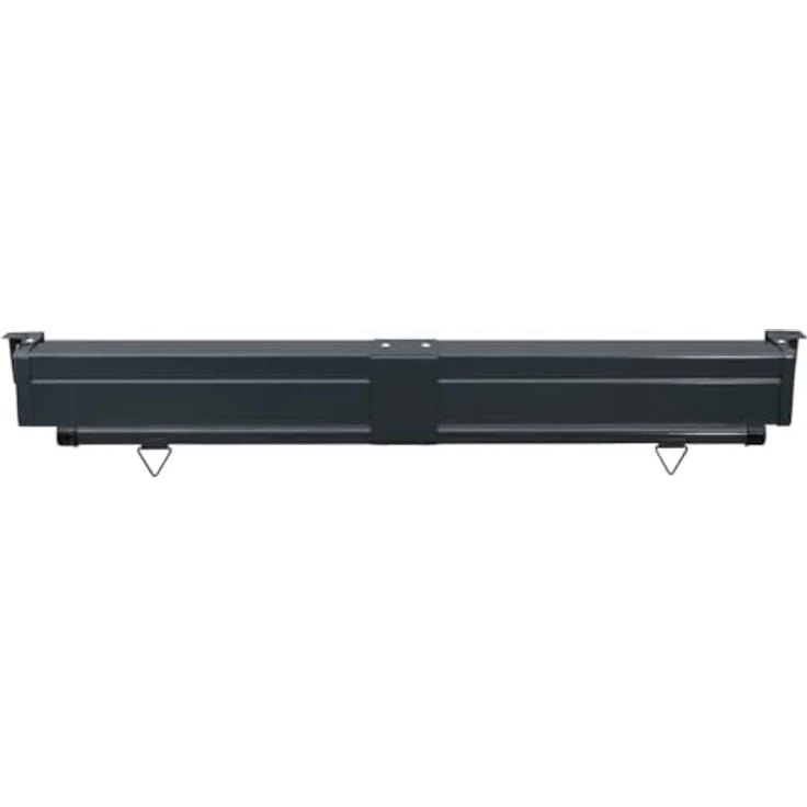 vidaXL Balkon-Seitenmarkise 145x250 cm Schwarz, UV-beständig, reißfest, Wand- und Deckenmontage – Bild 6