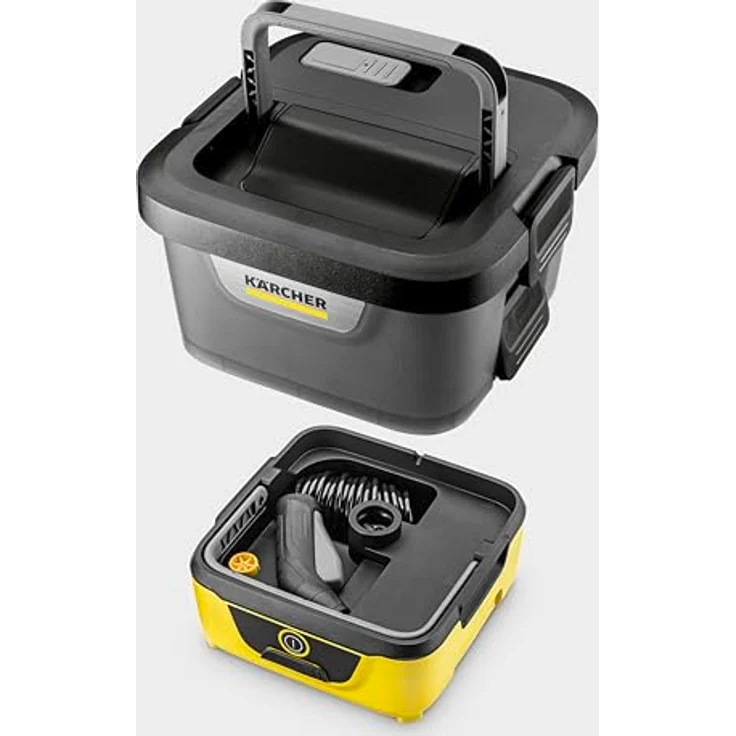 Kärcher Mobile Outdoor Cleaner OC 4, Hochdruckreiniger mit integriertem Lithium-Ionen-Akku und 8 Liter Wassertank – Bild 3