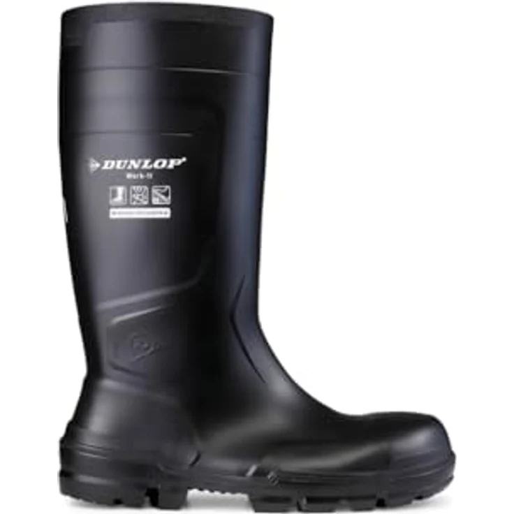 Dunlop Work-it full safety, Sicherheitsstiefel S5, wasserdicht, PVC, Größe 43, schwarz – Bild 2