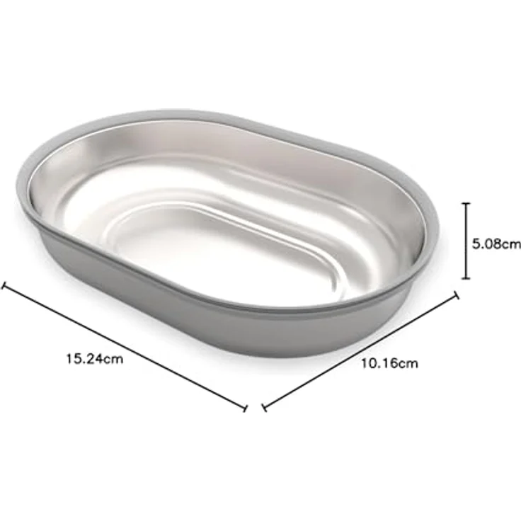Sure Petcare SureFeed Futternapf aus Edelstahl, 2er Set, versiegelt für Frische, kompatibel mit SureFeed Microchip Futterspender, spülmaschinengeeignet – Bild 2