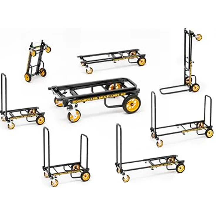 RocknRoller R2RT Multi-Cart Micro, Transportwagen für bis zu 158 kg, variable Impedanzkontrolle und Hochpassfilter – Bild 2