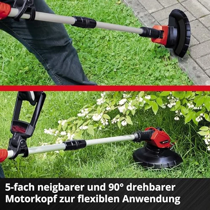 Einhell Power X-Change GE-CT 18 Li, Akku-Rasentrimmer mit 24 cm Schnittbreite, 18V Li-Ionen, 2,5 Ah Akku im Set – Bild 8
