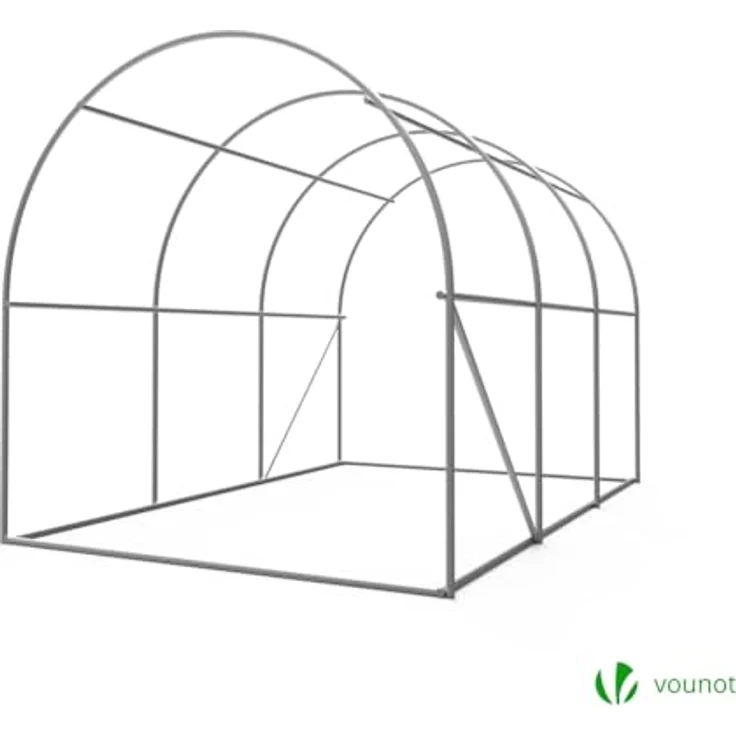 Gewächshaus Foliengewächshaus Winterfest Tomatenhaus Folientunnel, 3x2x2m 6m² - Vounot – Bild 4
