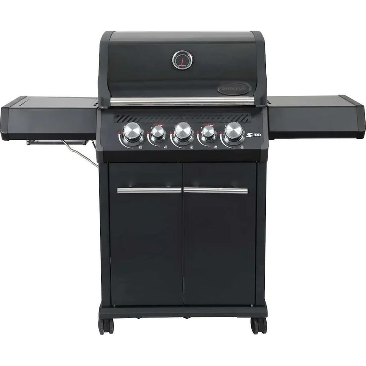 Proregal Gasgrill Gasgrill S-318 Blackline mit 3 Hauptbrenner + 3-teiliges Zubehörpaket – Bild 1
