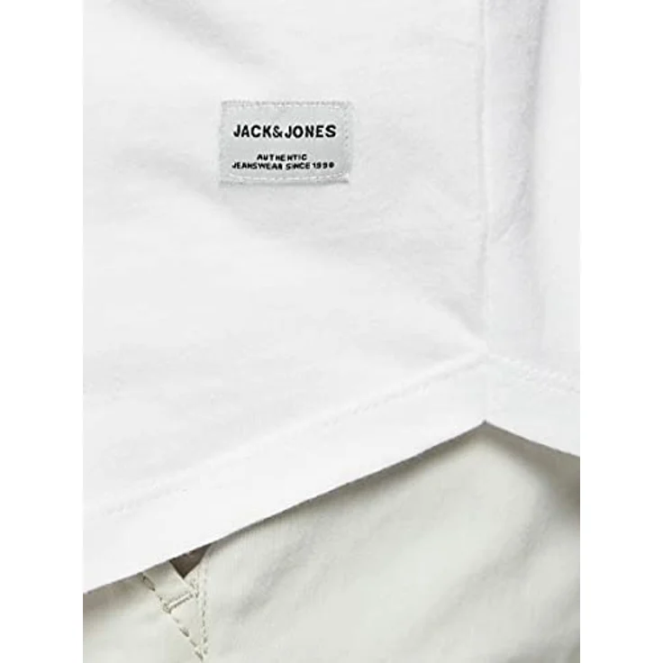 Jack & Jones Noa, Herren Shirt im 3er-Pack, kurzärmelig, Rundhalsausschnitt, weiss und schwarz, Größe L – Bild 5