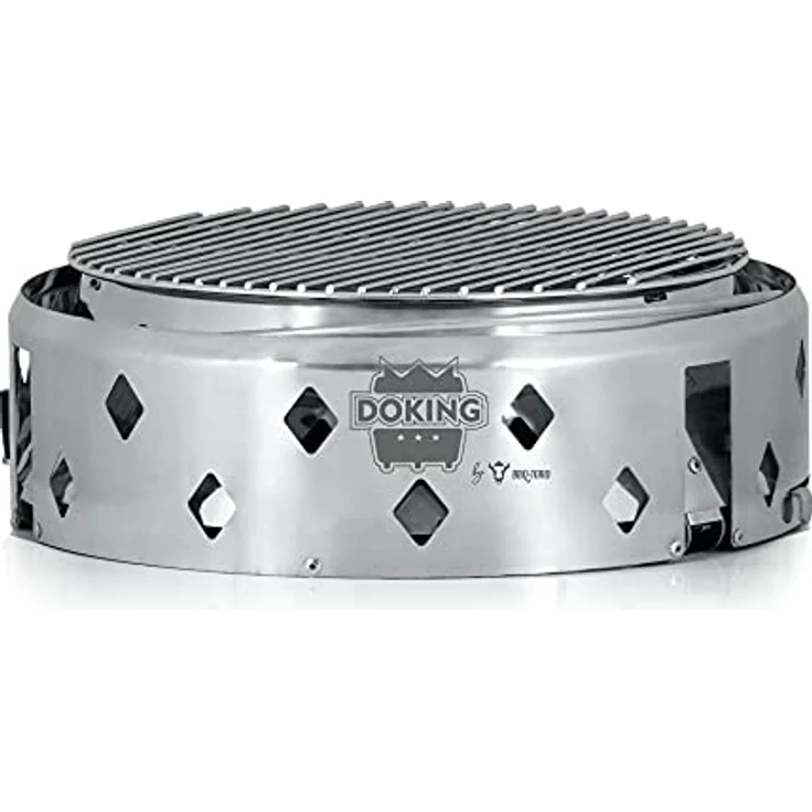 BBQ-Toro 6-teiliges Dutch Oven Set "DOKING" | Multifunktionaler Dutch Oven Grill mit Grillpfanne, Deckelheber und Tragetasche | 3-in-1 Faltgrill für 9 QT Dutch Oven – Bild 3