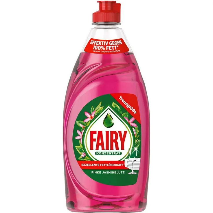 Fairy Pinke Jasminblüte Geschirrspülmittel, ultra konzentriert, 520 ml, für strahlend sauberes Geschirr