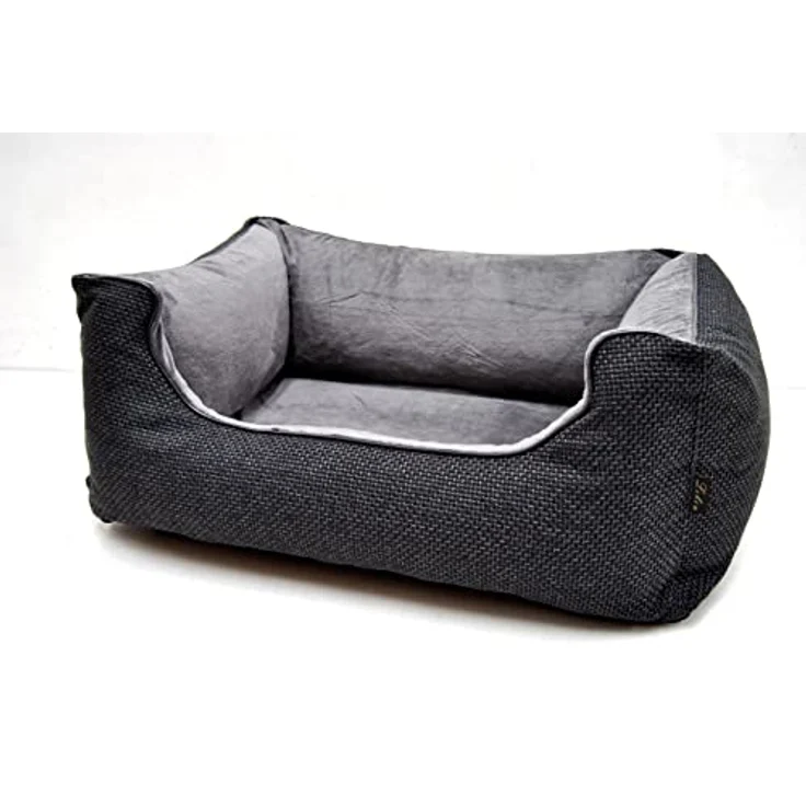 Lebon - Hundebett Louis Plus - 3 Größen - 80cm, 100cm und 120cm - Orthopädisch - Hochwertig und Made in EU - 3 Farben - 3 Größen - Kuschelweich - Hoher Rand - Waschbar - Bester Liegekomfort… – Bild 1