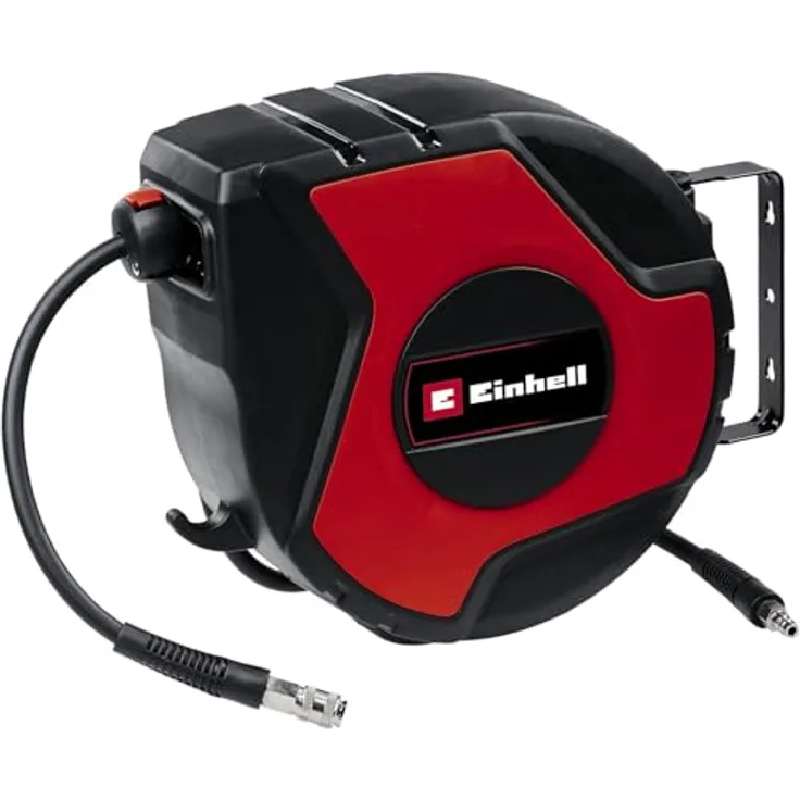 Einhell Schlauchtrommel TC-PH 150, mit 15 m Druckluft- und 1,5 m Anschlussschlauch, Wandhalterung, max. 16 bar