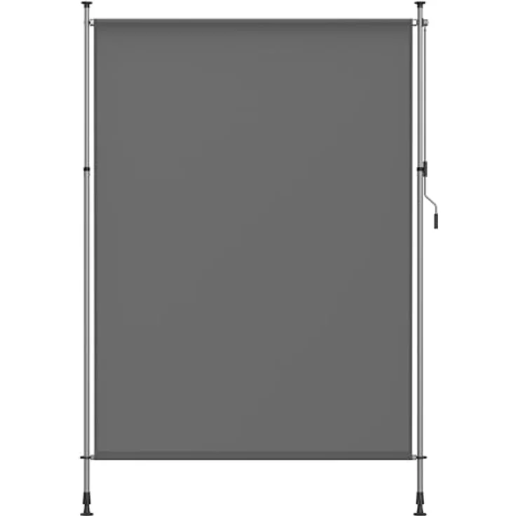 SONGMICS Senkrechtmarkise GSA0020G01, höhenverstellbar 200 x (220-300) cm, kein Bohren, UV-Schutz UPF 50+, Sichtschutz, anthrazitgrau – Bild 1
