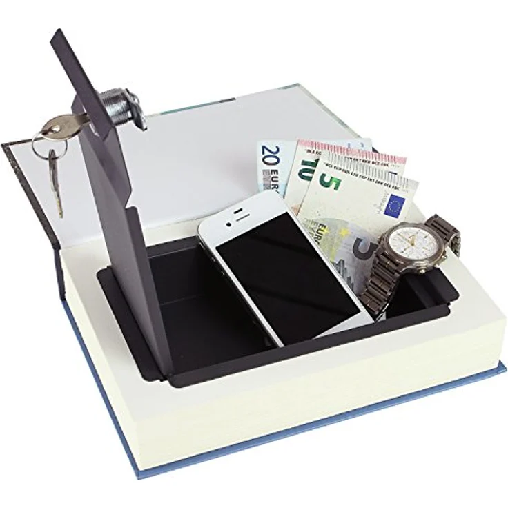 HMF 80925 Buchtresor Geldkassette Papierseiten | 23 x 15 x 4 cm | Städtetrip Frankreich – Bild 4