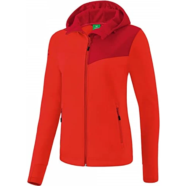 Erima Softshelljacke Performance Damen, winddicht und atmungsaktiv, Rot, Größe 36 – Bild 1