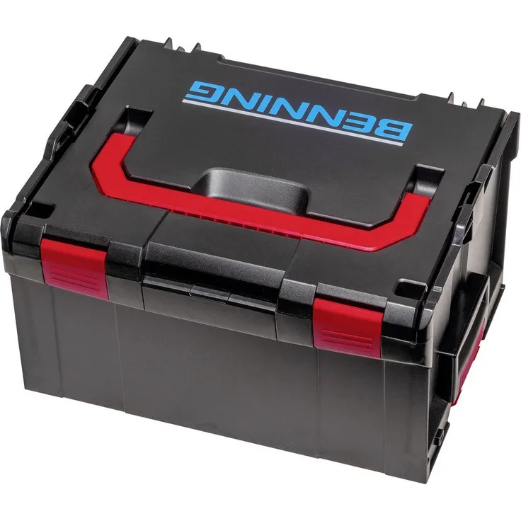 Benning Werkzeugkoffer Benning L-Boxx 238 10236016 Messgerätekoffer ABS (B x H x T) 445 x 254 (L-Boxx 238) - Robuster Werkzeugkoffer zur Aufbewahrung von Messtechnik, kompatibel mit Sortimo-System, in Blau