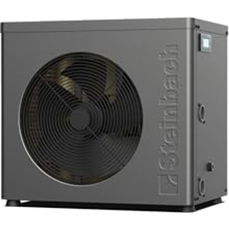 Steinbach Wärmepumpe "Solid 4,3", 4.300 W Heizleistung für Pools bis 20.000 l, energieeffizient mit App-Steuerung, 48,50 x 33 x 44 cm – Bild 4