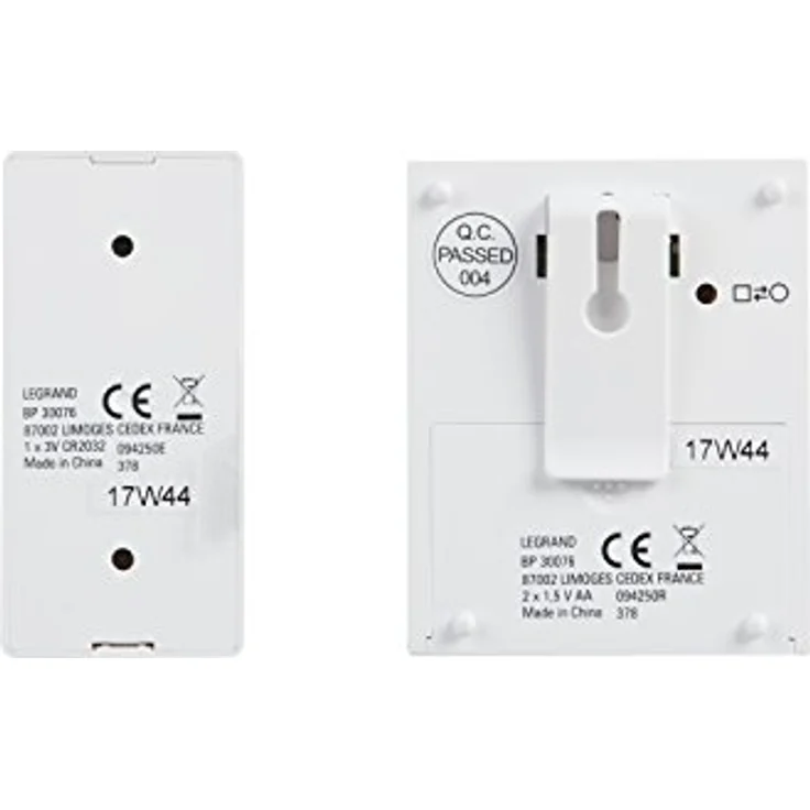 Legrand, Funkklingel-Set schnurlos mit 50m Reichweite, 32 Melodien, Schutzart IP44, batteriebetriebene Klingel, 094250 – Bild 5