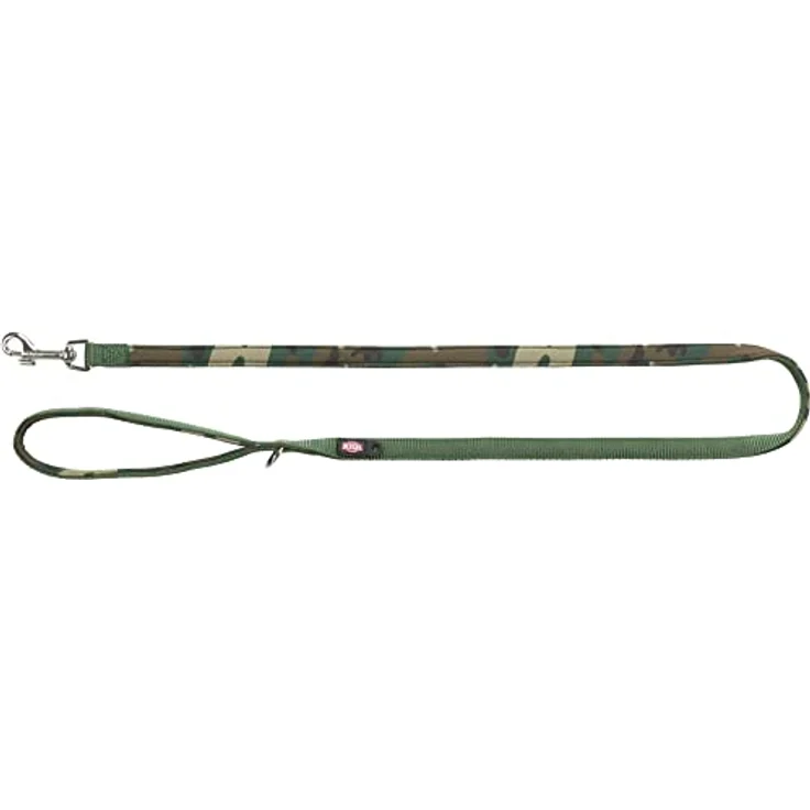 TRIXIE Premium Leine Mit Neopren-Polsterung, Xs–S: 1,20 M/15 Mm, Camouflage/Waldgrün -1987123 – Bild 1