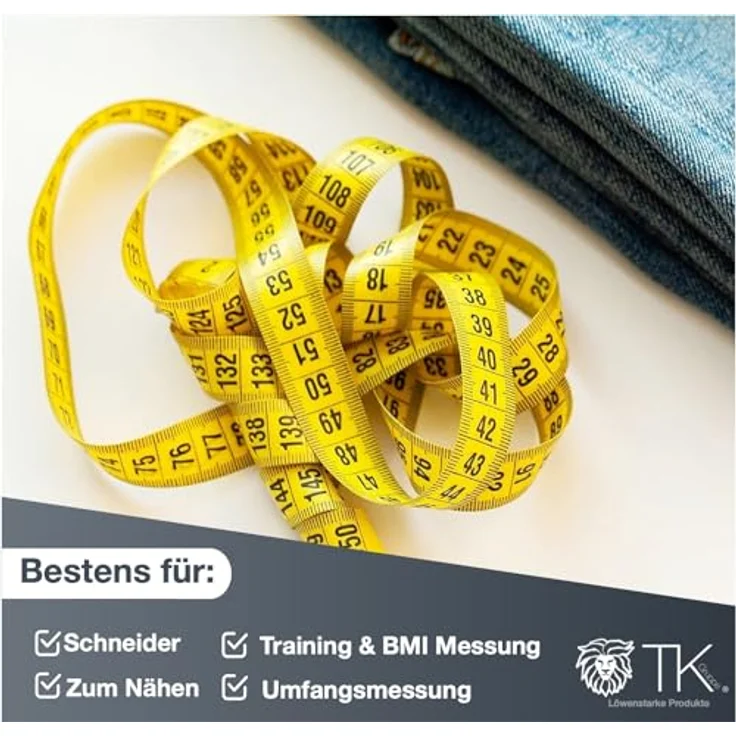 Everhomely® 2 in 1 - Massband Maßband cm + INCH Schneidermaßband 150 cm in Aufbwahrungsbox – Bild 5