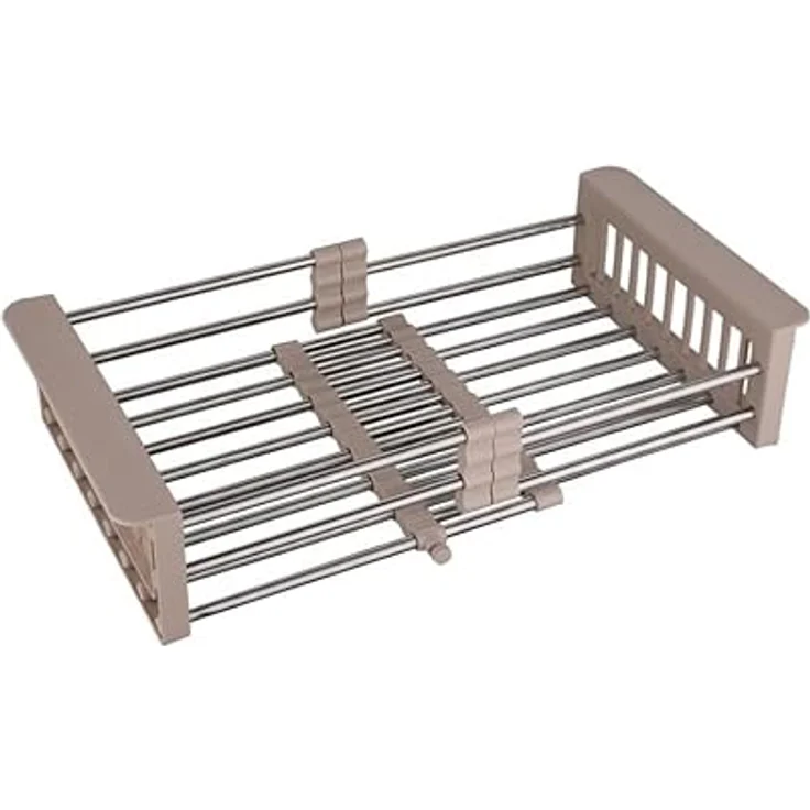 Faizee Möbel Granitspüle 76x44+Spülkorb Eckig Schwarz + Spiralarmatur - Hochwertige Granitspüle mit Abtropffläche & reversibler Einbaufähigkeit – Bild 2