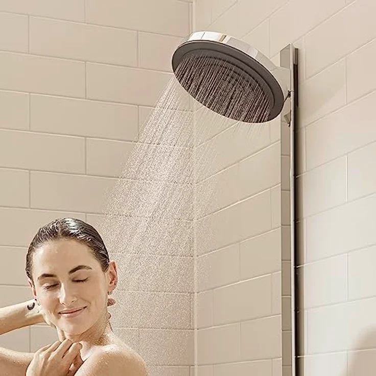 hansgrohe Duschbrause 24141000 mit Strahlart PowderRain, graphit - Preisvergleich – Bild 9