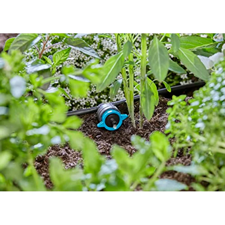 GARDENA Micro-Drip-System Regulierbarer Reihentropfer 1-8 l-h, druckregulierend - Inhalt: 5 Reihentropfer, 1 Verschlusskappe (13314-20) - Preisvergleich – Bild 3
