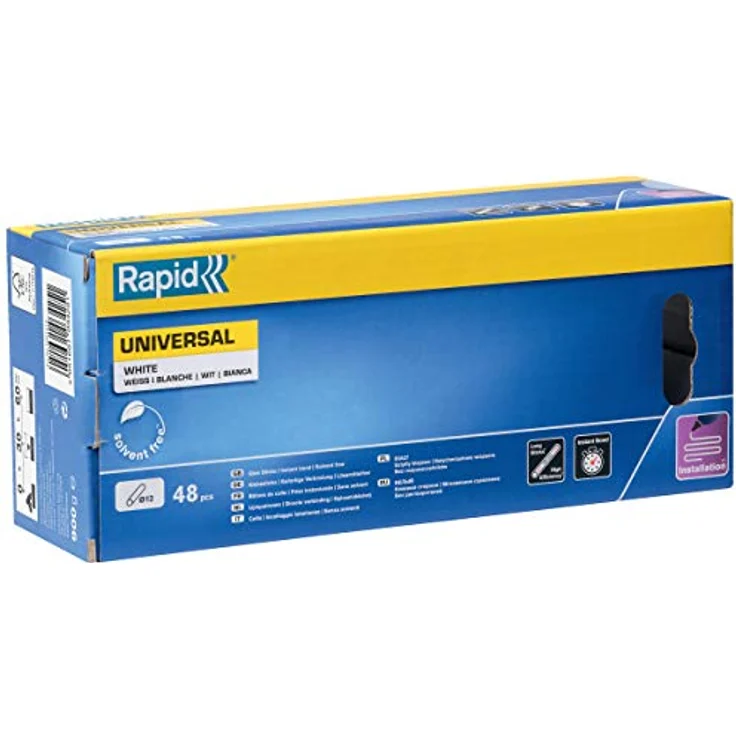 Rapid Klebesticks universal weiß Ø 12 x 190 mm 48 Stk. Karton Rapid – Bild 5