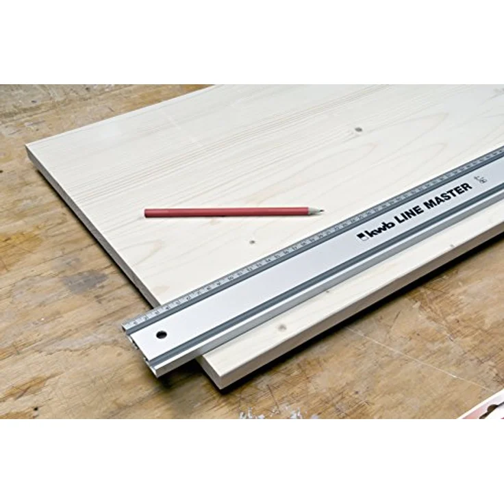 kwb LINE MASTER Präzisionslineal 1000-mm Universal-Führungsschiene für Kreissäge, Stichsäge und Oberfräse – Bild 5
