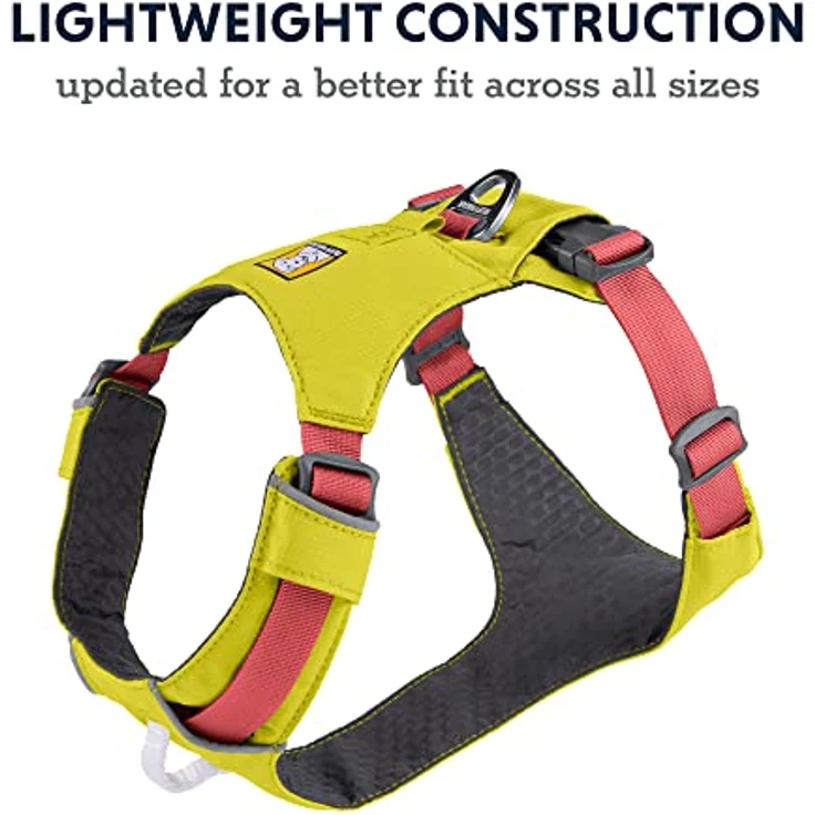 RUFFWEAR Hi & Light Dog Harness, No Pull Harness for Dogs Small, Medium Large & XL. Fully Adjustable Lightweight Harnesses with Aluminium Lead Attachment Portal & ID Bag, Lichen Green (XXS, 33-43cm) – Bild 3