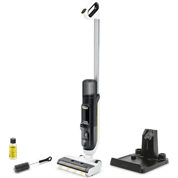Kärcher FCV 3, kabelloser Saugwischer mit 3 Reinigungsmodi, Akkulaufzeit ca. 30 min, Flächenleistung 130 m², Hygienic!Spin Technologie – Bild 1