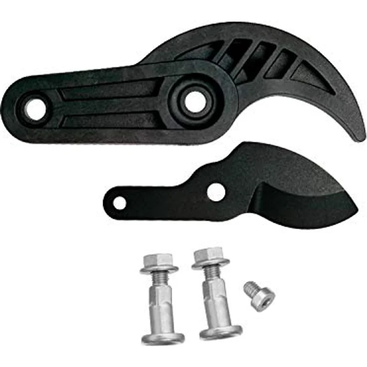 Original Ersatz-Klinge, Amboss und Schrauben für Fiskars PowerGear Amboss Getriebeastschere L71, Schwarz, 1026290 – Bild 2