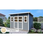 KONIFERA Gartenhaus Felix 4, 334x277 cm, inkl. Fußboden, Pultdach, farbig endbehandelt - Preisvergleich