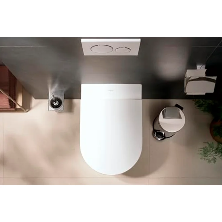 hansgrohe EluPura Original S Wand-WC, SmartClean, AquaChannel Flush, spülrandlos, 360x540mm, weiss – Bild 8
