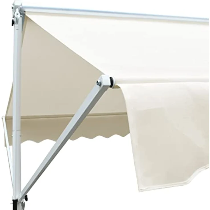vidaXL Freistehende Markise 3x3 m Creme – Bild 6