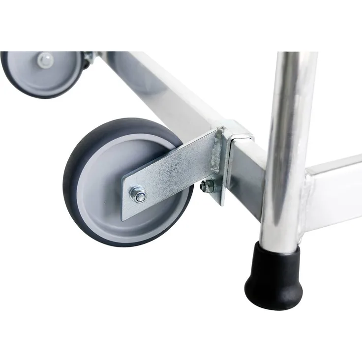 Günzburger Steigtechnik MUNK 50041 Rollensatz, 2 St. Hubrollen Ø 125 mm für Aluminium-Arbeitspodest, starr