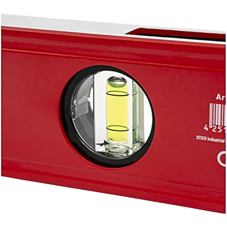 STIER Digitale Wasserwaage, SDW-1200 LCD-Display, ±0,2°, 120 cm, vertikal & horizontal einsetzbar, HOLD-Funktion – Bild 3